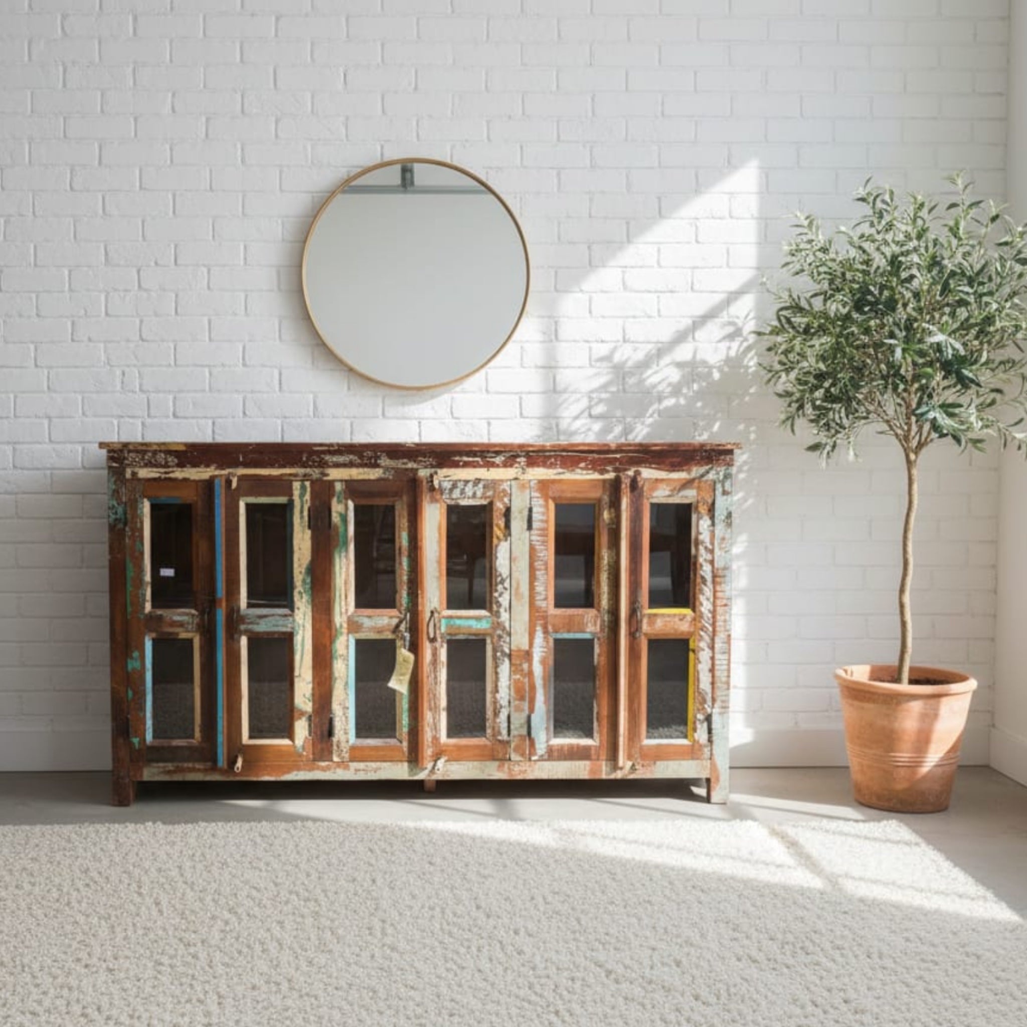 Reclaimed Wood Rustic Sideboard
