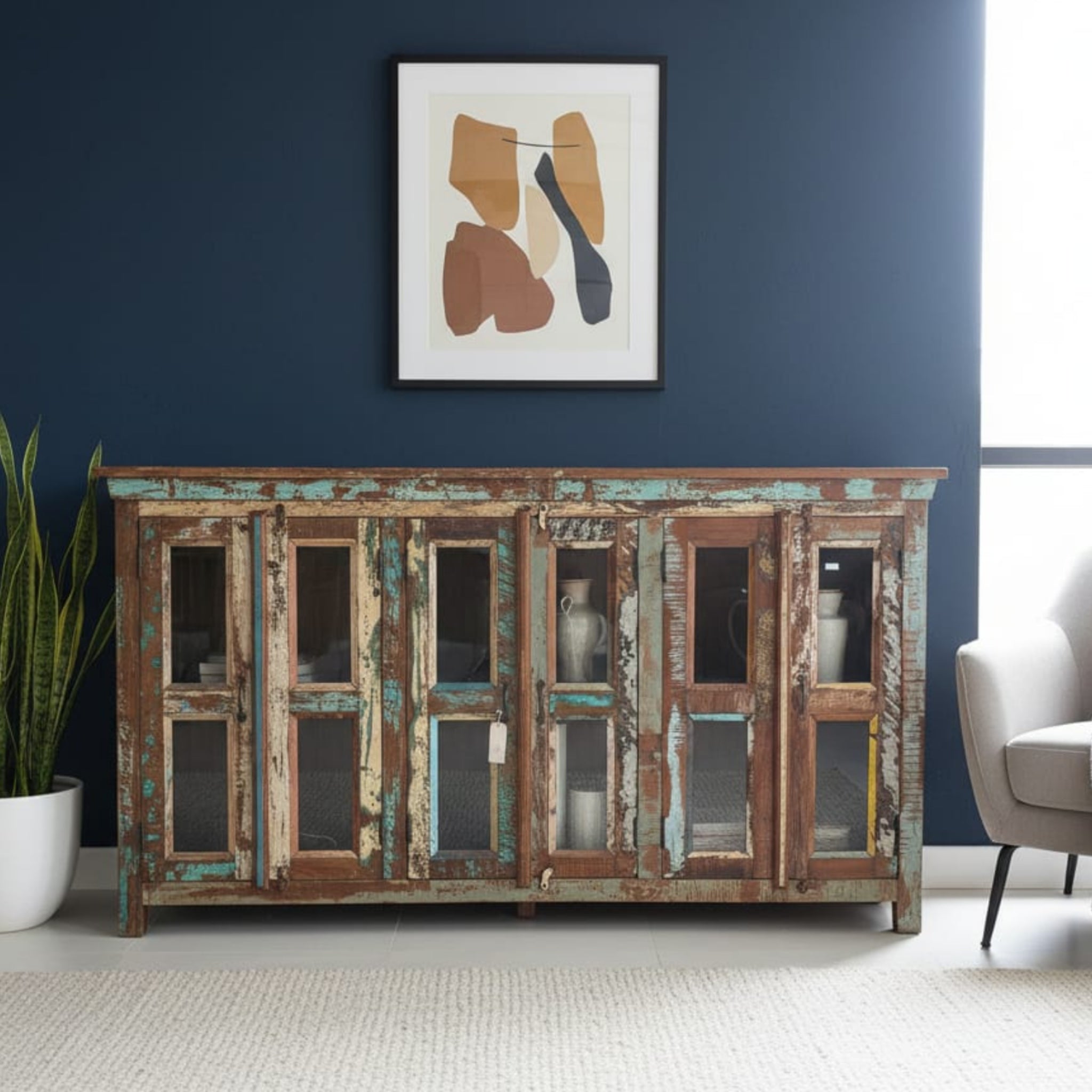 Reclaimed Wood Rustic Sideboard