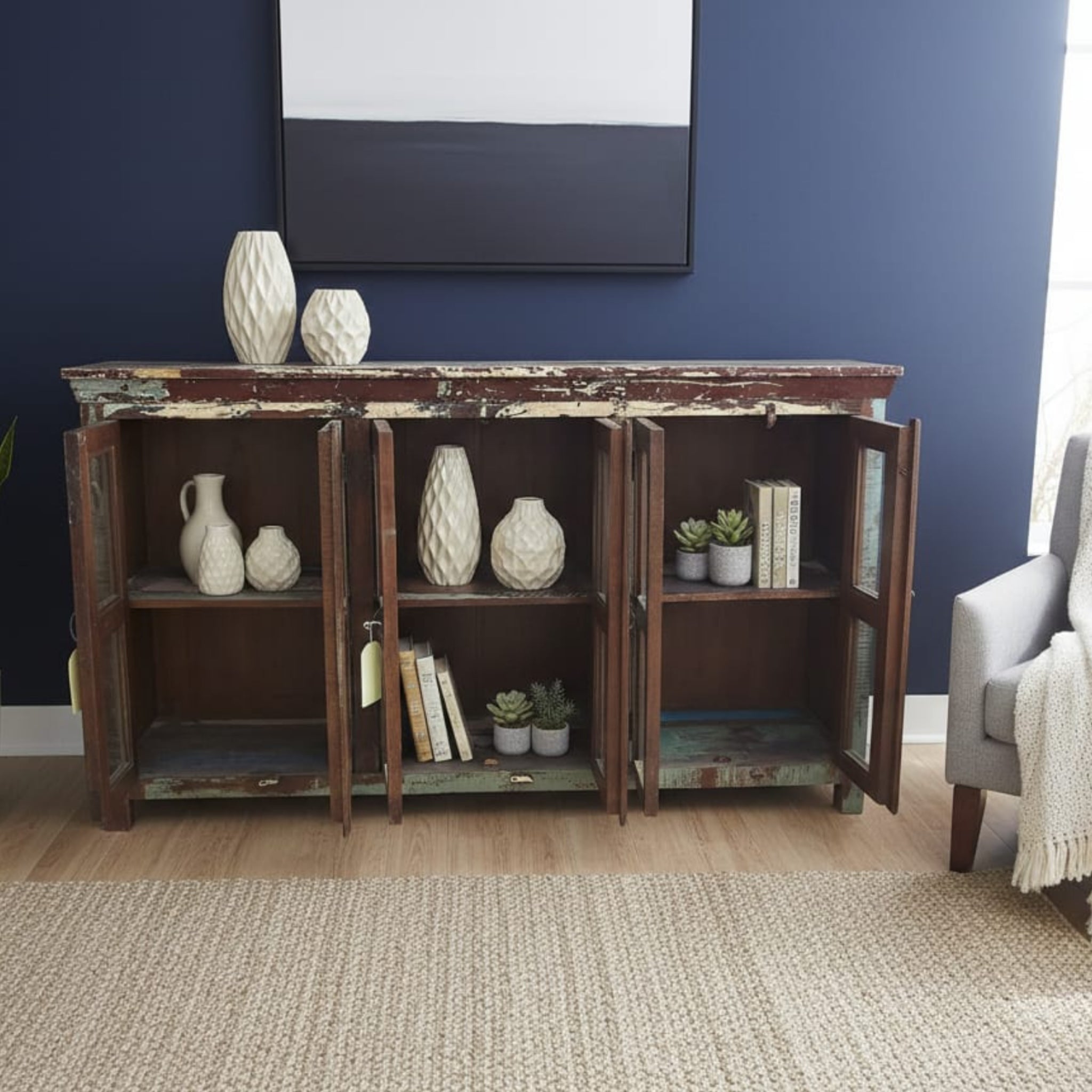 Reclaimed Wood Rustic Sideboard