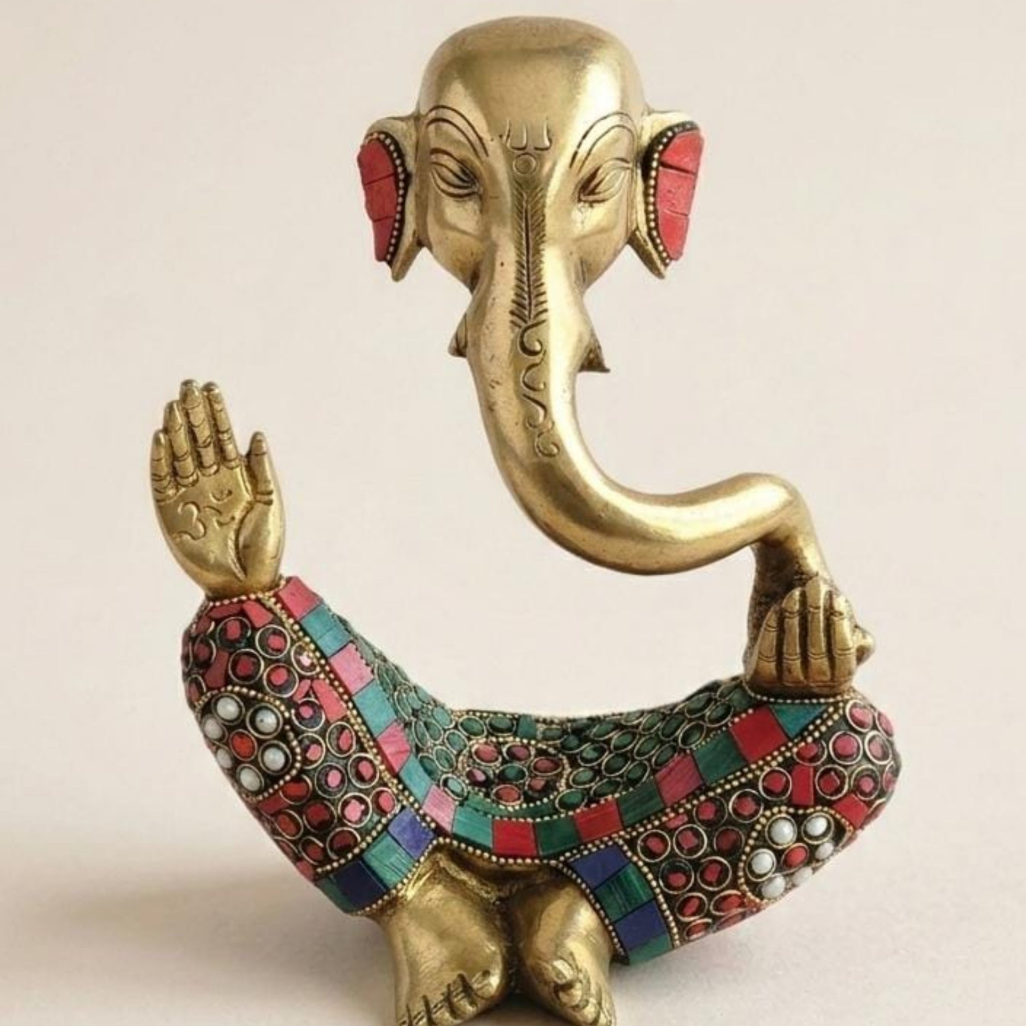 BRASS MAGIC GANESH IDOL