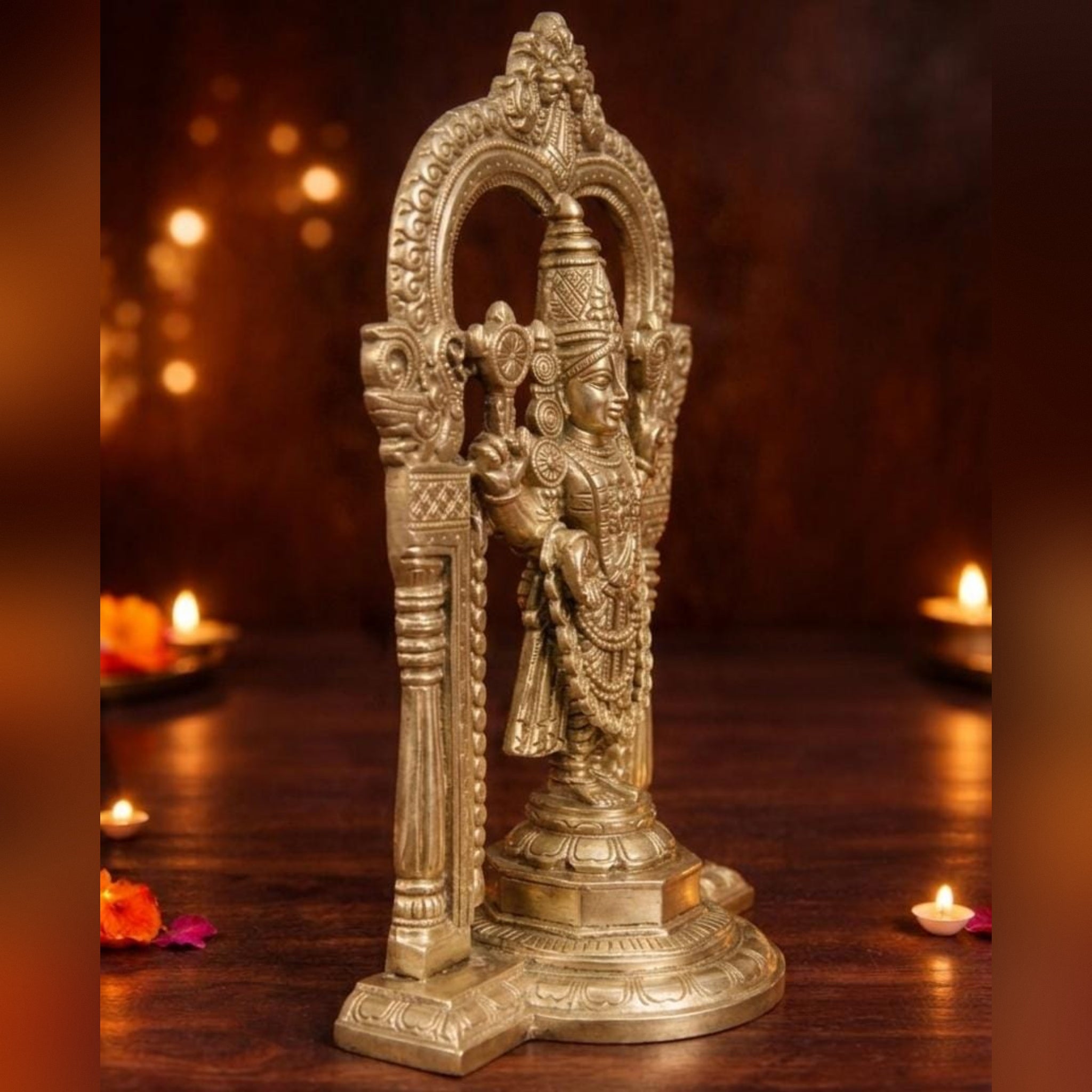 Brass Lord Tirupati Balaji Idol