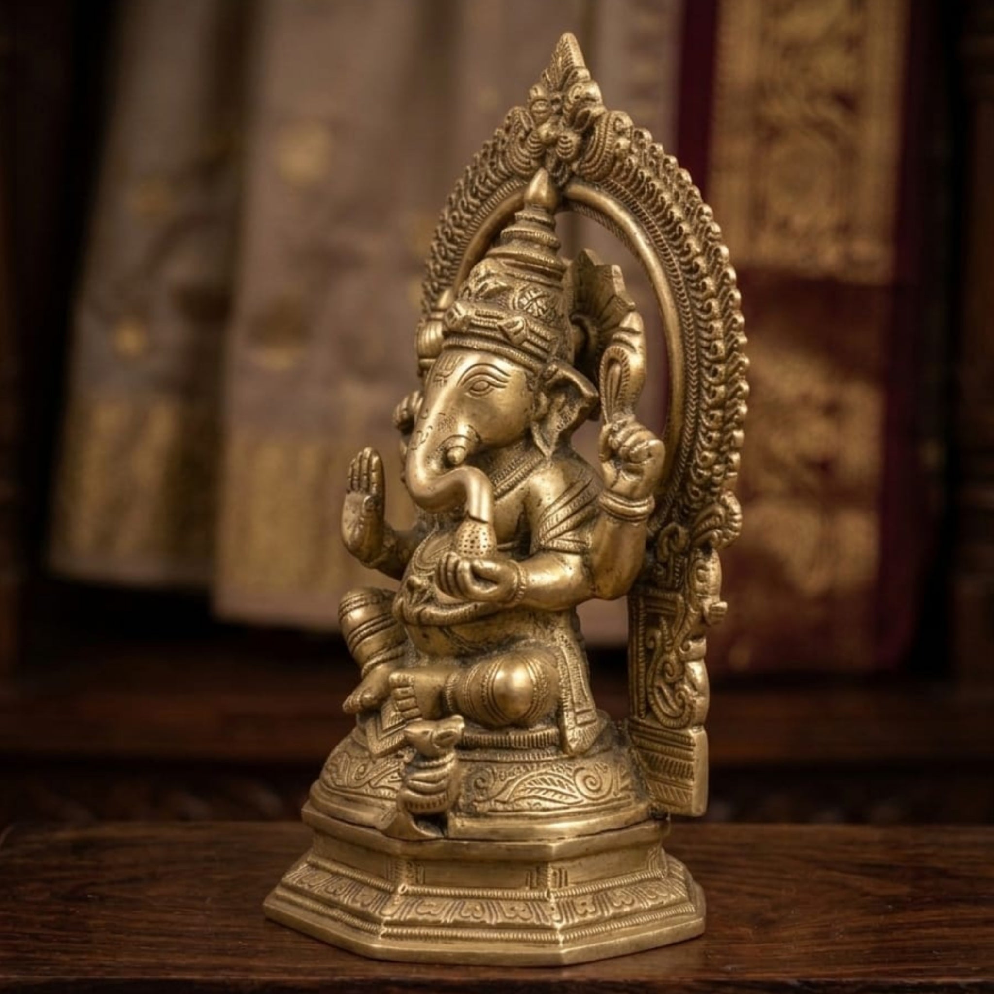Brass Ganesha Idol